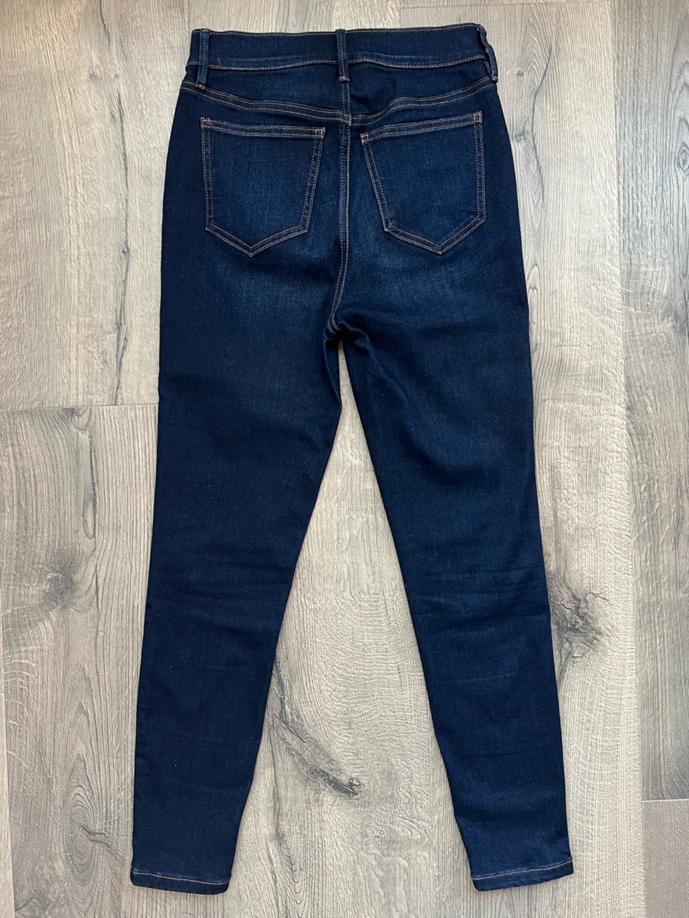 Ann Taylor Dark Indigo High-Rise Skinny Jeans - Picture 2 of 9